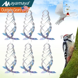 Bird Repellent Spiral Reflectors Outside Hanging Reflective Deterrent Device - Picture 1 of 9
