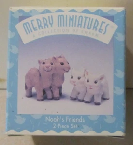 Hallmark merry Miniatures Noah's Friends 2pc camels and lambs (NEW) - Picture 1 of 2