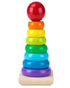Melissa & Doug 10576 18m Rainbow Stacker Classic Toy - Picture 1 of 5