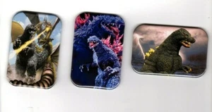 GODZILLA 3 REFRIGERATOR MAGNET 2" X 3" WITH ROUNDED CORNER - Picture 1 of 5