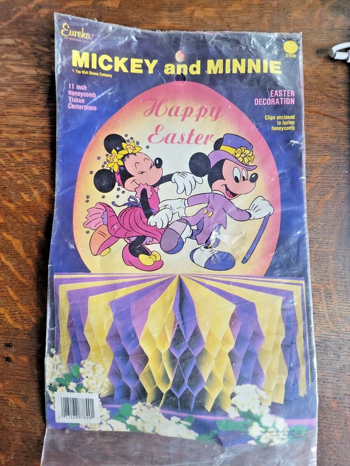 Disney Easter Honeycomb Centerpiece Decoration Eureka NOS - Image 1 of 1