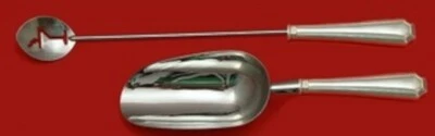 Fairfax by Durgin-Gorham Sterling Silver Bar Set 2pc HH w/Stainless Custom Made - Image 1 of 2