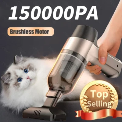 Mini Car Vacuum Cleaner Wireless Handheld Portable Cleaner For Home Poweful New - Image 1 of 3