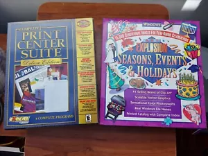 Art Explosion CD, Seasons Events & Holidays clip art and Print Center Suite - Picture 1 of 7