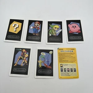 Nintendo 3DS Official Gift AR Cards Augmented Reality Game Character Card Pack 7 - Picture 1 of 8