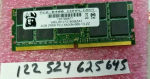   4GB  DDR2  PC2-6400N 244pin  2RX8 PC2-6400  DDR2-800MHZ  800  SODIMM ECC  - Picture 1 of 1