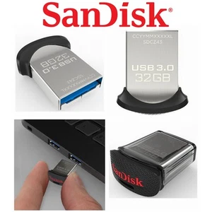 USB Drive 32GB 64GB 128GB 16GB SanDisk Ultra Fit 3.1 Flash Memory Stick SDCZ430 - Picture 1 of 14