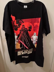2025 DISNEYLAND STAR WARS MAY THE 4TH BE WITH YOU T-SHIRT SMALL DARTH VADER NWT - Picture 1 of 1