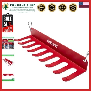 16-Bat Capacity Baseball & Softball Rack - Wall or Fence Mount - Red or Black - Picture 1 of 9