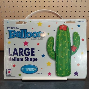 41" Cactus Balloon Fiesta Birthday Taco Party Cinco de Mayo Party - Picture 1 of 2
