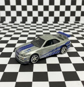 *LOOSE* Hot Wheels 2019 Fast & Furious Fast Imports Nissan Skyline GT-R R34 1/64 - Picture 1 of 6