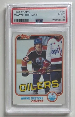 1981-82 Topps - Wayne Gretzky #16 PSA 9 - Image 1 of 2