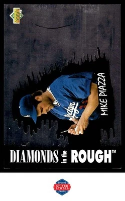 1993 Upper Deck Diamond Gallery #34 Mike Piazza - Image 1 of 2