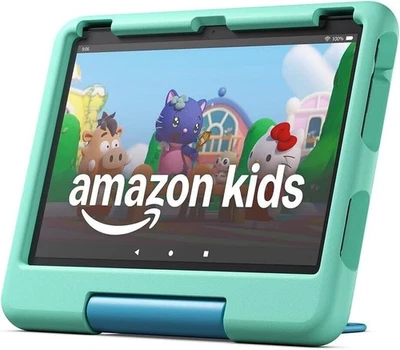 Amazon Fire HD 10 Kids-Tablet (2023) 32 GB grün für Kinder ab dem Vorschulalter - Bild 1 von 4