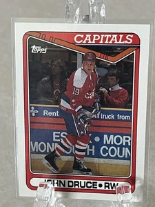 JOHN DRUCE--NOVATO--1990-91 TOPPS--WASHINGTON CAPITALS--ENVÍO GRATUITO - Imagen 1 de 2