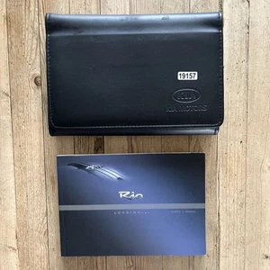 05-11 KIA RIO OWNERS HANDBOOK MANUAL PACK AND WALLET Print 2005 Ref19157 - Picture 1 of 23