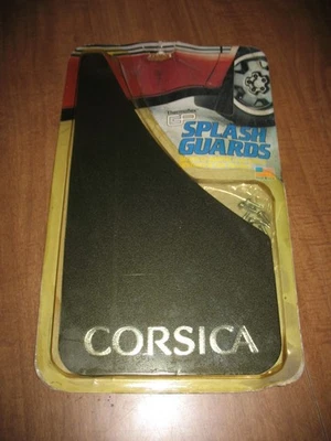 GP 雪佛兰 Corsica ~Thermoflex 防溅护板一对黑色挡泥板 — 第 1/4 张图片