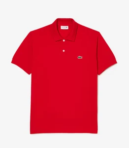 Polo LACOSTE Uomo Classic Fit Maniche Corte Cotone Rosso - Imagen 1 de 3