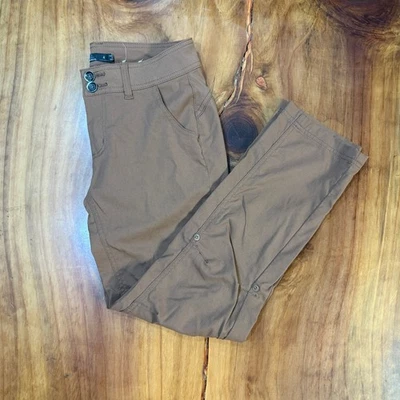 Prana Halle Straight Women's Hiking Pants 4 Nylon Brown W4119SH23 G4-25 - Image 1 of 4