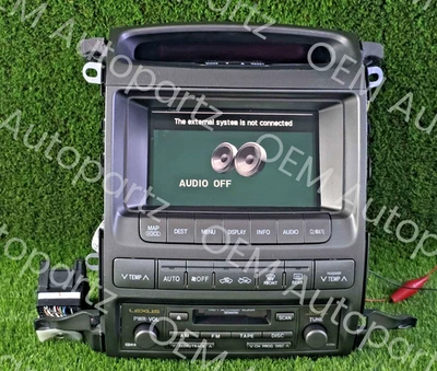 Pantalla de navegación Lexus GX470 03-05 con receptor de radio 86111-60121 OEM Foto 1 de 4