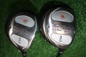 Ben Hogan Big Ben C455 3 & 5 Fairway Wood RH(Stiff Flex) All Original - Picture 1 of 20