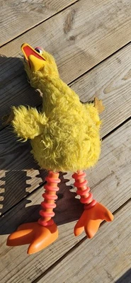 Juguetes educativos Inc. Big Bird muy raros años 70 con boca de trabajo 19" de alto Foto 1 de 3