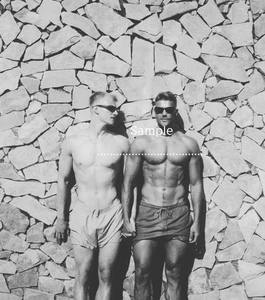 Vintage Old Gay Interest Found Photo Picture - Picture 1 of 1
