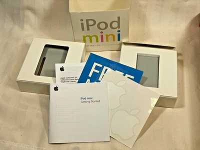 Box only for Apple iPod Mini 4GB (Silver) 1st Gen M9160LL/A (2004) - Image 1 of 4