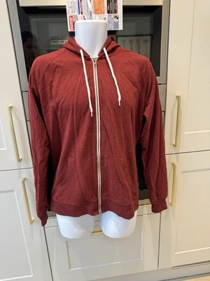 BDG Urban Outfitters Red Marl Hoodie Jumper zip up medium - Image 1 of 4