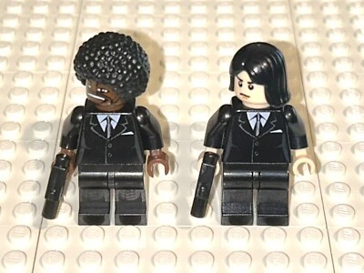 LEGO® Custom Pulp Fiction Jules Winnfield & Vincent Vega w/ Guns NEW! - Image 1 of 3