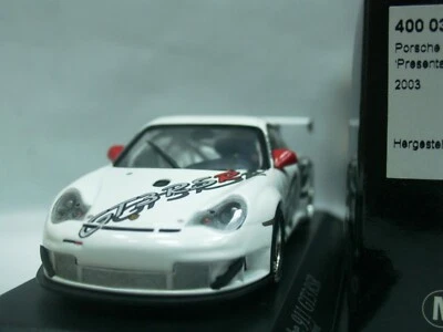 WOW EXTREMADAMENTE RARO Porsche 996 911 GT3 RSR 2003 carrocería lisa 1:43 Minichamps-Spark Foto 1 de 3