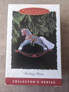 Hallmark Rocking Horse Series Ornamento 1993 13º en serie - Imagen 1 de 4