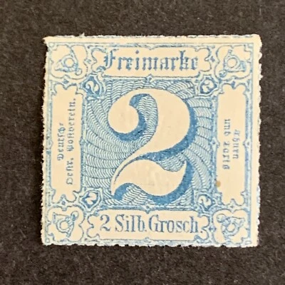 3/136 1852 German States Thurn Taxis 2 MNHOG Very Fresh Great Coll - Image 1 of 2