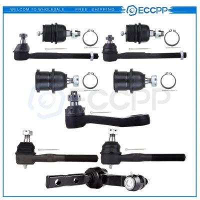 Kit de 10 rótulas delanteras Pitman brazo varillas de amarre para Ford Expedition 2x2 1997-2002 Foto 1 de 4