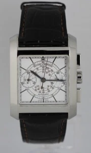 Baume & Mercier MOA08607 Chronograph Hampton Automatic Wristwatch White 34mm BOX - Picture 1 of 7