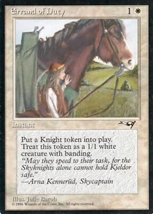 1X ERRAND OF DUTY (VERSION 2) WHITE ALLIANCES MTG MAGIC HP X1 (yourdeckbuilder) - Picture 1 of 1