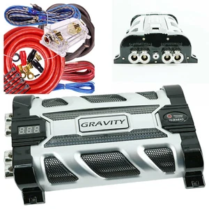 Gravity GR-10.0 Car Audio 10 Farad Capacitor 10000W 12V Car Digital + KIT 0 GA - Picture 1 of 7