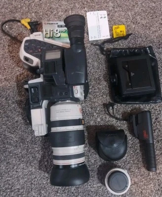 Canon L1 Hi8 Canovision Video Camcorders Canon Lens & Accessories, Untested - Image 1 of 4