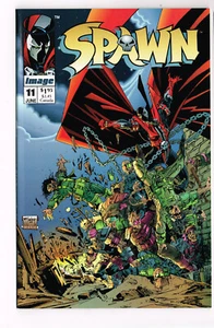 SPAWN #11 IMAGE COMICS 1993 NM+ TODD McFARLANE 1st PRINT DARROW POSTER F MILLER - Picture 1 of 2