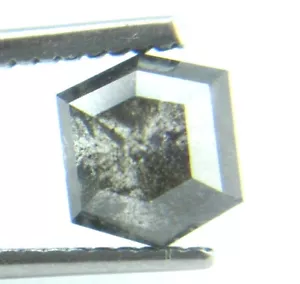 Diamante de corte rosa galaxia forma hexagonal de 1,66 quilates 6,74x5,90x3,94 mm - Imagen 1 de 5