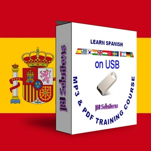 Learn To Speak Spanish Language fluently USB Course, MP3 & PDF,language of Spain - Picture 1 of 2