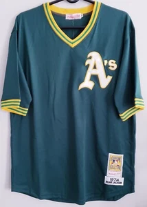 Reggie Jackson #9, Oakland Athletics 1974 Throwback Green Jersey. BNWT. - Picture 1 of 2