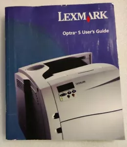 LEXMARK MANUAL: OPTRA S USER'S GUIDE (43H5318) - Picture 1 of 5
