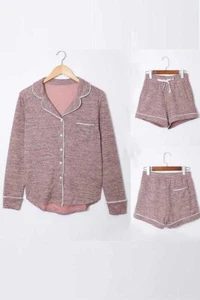 womens mauve lounge set top bottom cozy comfortable  - Picture 1 of 2