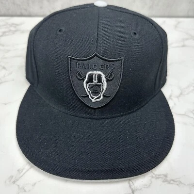 Deadstock Y2K Oakland Las Vegas Raiders De Colección Gorra Ajustada Nuevo de Lote Antiguo Sombrero Negro 2 Tonos Foto 1 de 4