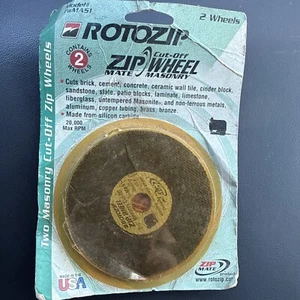 Pack of 2 RotoZip 3-1/2" Masonry Cutting Wheels zwMAS1 - Picture 1 of 1