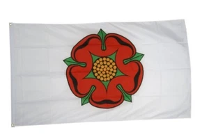 Fahne Großbritannien Lancashire red rose Flagge britische Hissflagge 90x150cm - Bild 1 von 1
