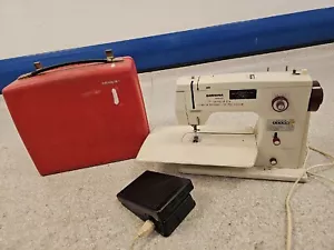 BERNINA 807 MINIMATIC SEWING MACHINE MADE IN SWITZERLAND --NOT FULLY TESTED. - Picture 1 of 21