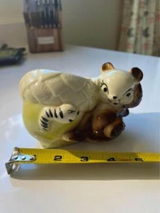 Vintage Eichhörnchen Übertopf Retro Mid Century 50er Jahre Keramik Kitsch - Bild 1 von 2