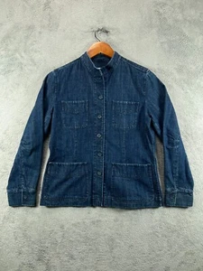TALBOTS Jeansblazer mit Mandarinkragen Damen kleine Jeansjacken dunkelblau Damen - Bild 1 von 8